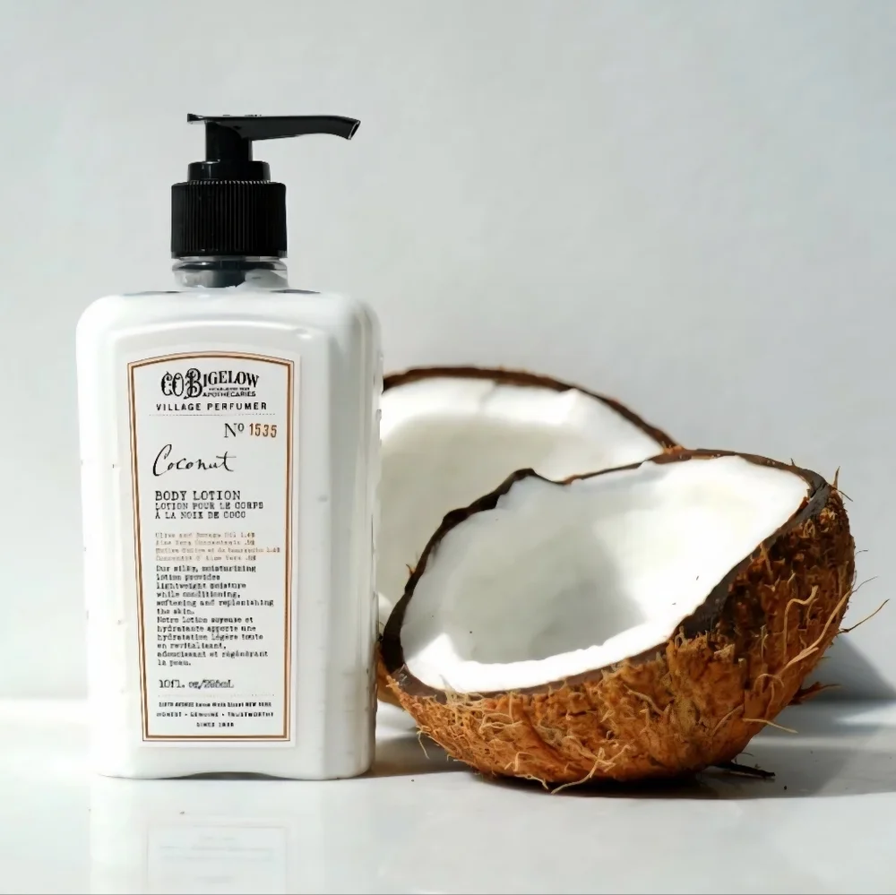 Village Perfumer - Coconut Body Care Duo - Apothecary Box, Retail $34.00 USD - Picture 2 of 14
